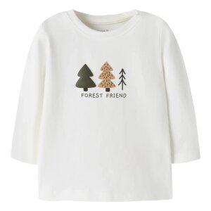 name it - Baby langarm Shirt Cloud Dancer Trees