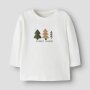 name it - Baby langarm Shirt Cloud Dancer Trees
