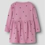 name it angerautes Kleid Herzchen Mauve Orchid