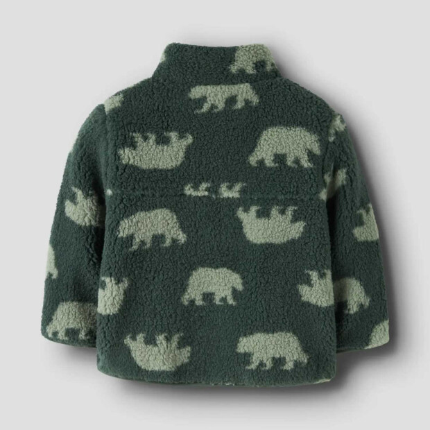 name it Teddyjacke - Bär Jungle Green