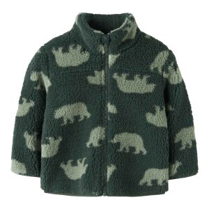 name it Teddyjacke - Bär Jungle Green