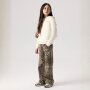 name it wide Jeans Leopard Silver Mink