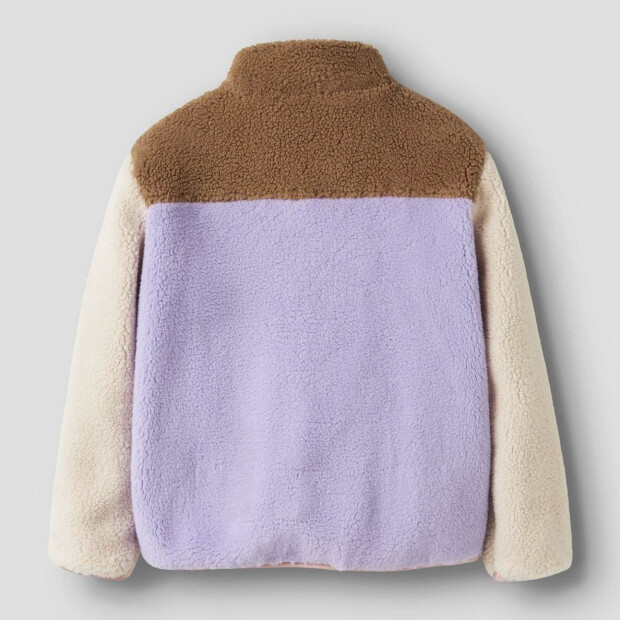 name it Teddyjacke - Colorblock Lavender