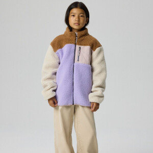 name it Teddyjacke - Colorblock Lavender