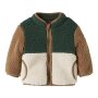 name it - Baby Teddyjacke Jungle Green