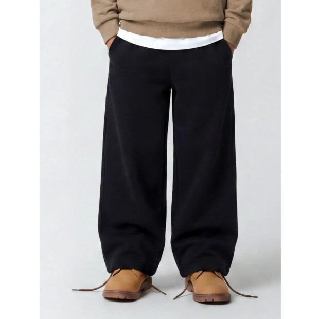 name it wide leg Jogginghose - black