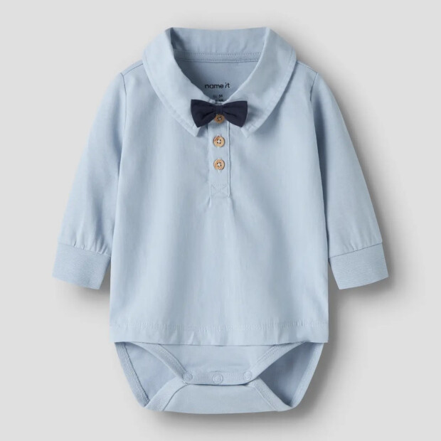 name it Langarm Body mit Fliege - tradewinds