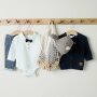 name it Langarm Body mit Fliege - cloud dancer