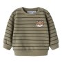 name it - Baby angerauter Pullouver Streifen - Fuchs Mermaid