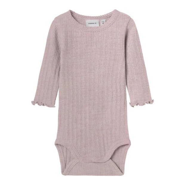 name it - Wolle Seide Body - Violet Ice