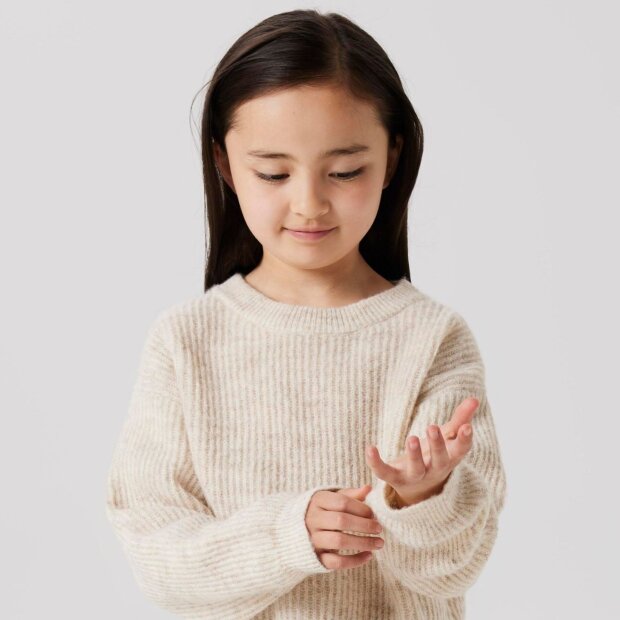 name it Boxy fit Strickpullover mit Wolle - Pure Cashmere