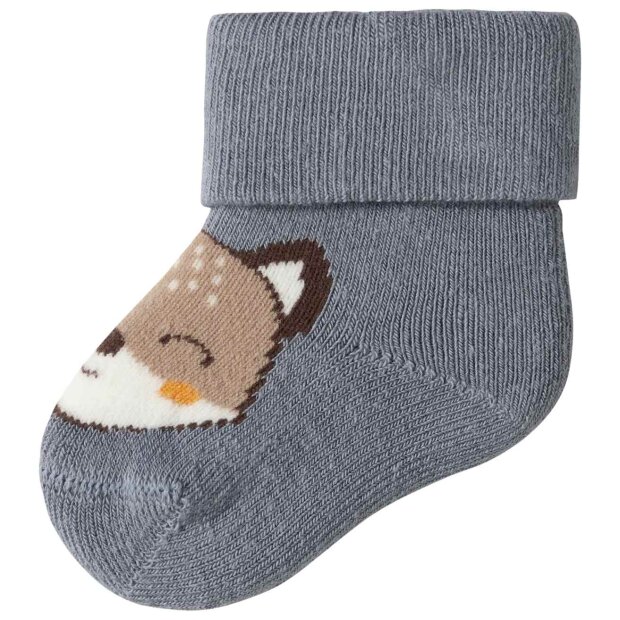 name it - Baby Frotte Socken Fuchs Tradewinds