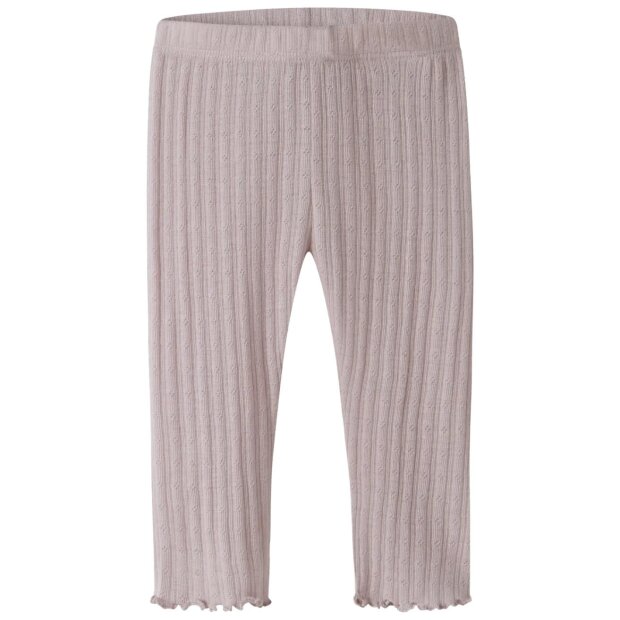 name it - Wolle Seide Legging - Violet Ice