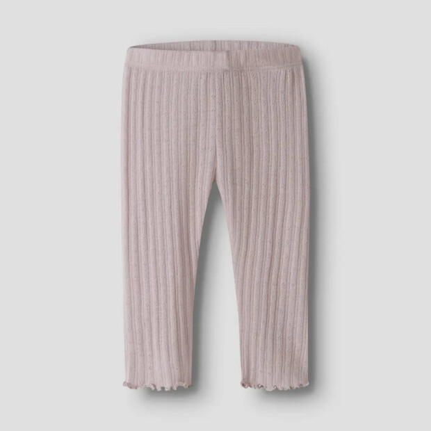 name it - Wolle Seide Legging - Violet Ice