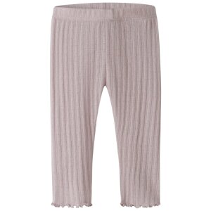 name it - Wolle Seide Legging - Violet Ice