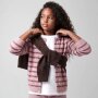 name it Strickjacke Streifen - Lilas Wild Ginger