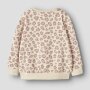 name it angerauter Fleece Pullover Leopard Summer Sand Leo