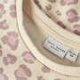 name it angerauter Fleece Pullover Leopard Summer Sand Leo