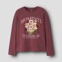 name it 2er Set langarm Shirt - Leopard Cloud Dancer Wild Ginger - Bouquet