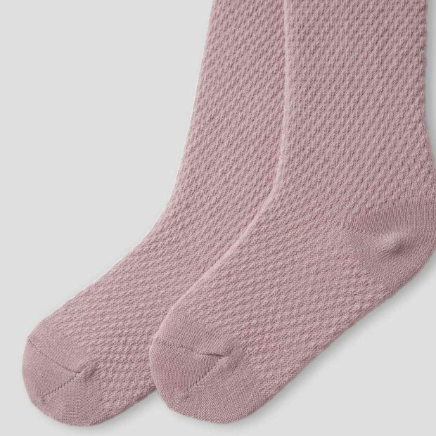 name it Mini Wolle Baumwolle Strumpfhose - Violet Ice