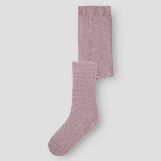 name it Mini Wolle Baumwolle Strumpfhose - Violet Ice