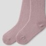 name it Mini Wolle Baumwolle Strumpfhose - Violet Ice