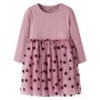 name it Kleid mit Tüll Pünktchen Lilas
