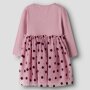 name it Kleid mit Tüll Pünktchen Lilas