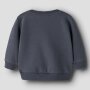 name it - Baby angerauter Pullover Fuchs - Ombre Blue
