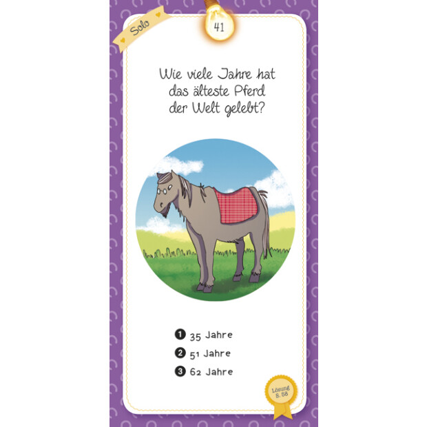 moses Das Quiz der Pferde und Ponys