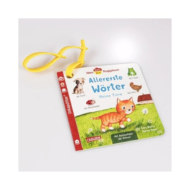 Carlsen Baby Pixi (unkaputtbar) 179: Mein Baby-Pixi-Buggybuch: Allererste Wörter: Meine Tiere