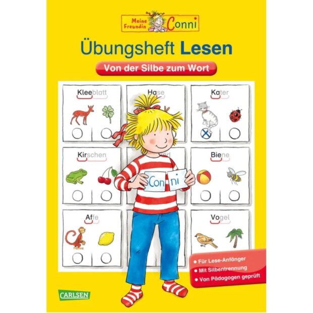 Carlsen Conni Gelbe Reihe (Beschäftigungsbuch): Übungsheft Lesen