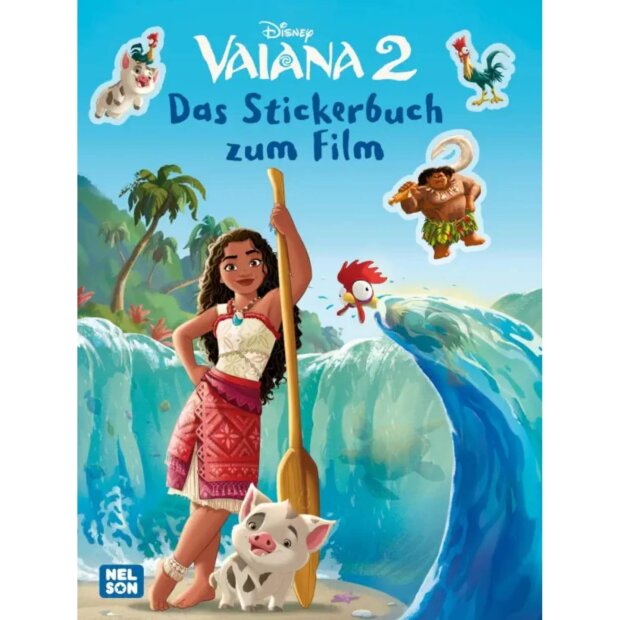 Carlsen Disney Kreative Beschäftigung: Vaiana 2: Das Stickerbuch zum Film