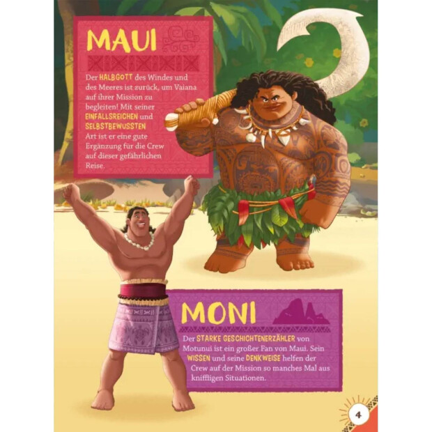 Carlsen Disney Kreative Beschäftigung: Vaiana 2: Das Stickerbuch zum Film