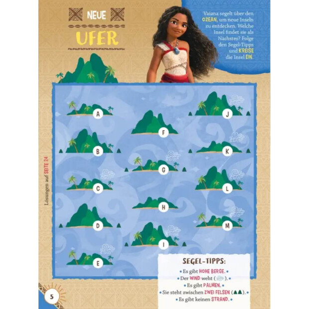 Carlsen Disney Kreative Beschäftigung: Vaiana 2: Das Stickerbuch zum Film