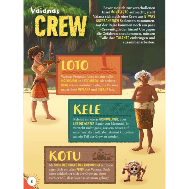 Carlsen Disney Kreative Beschäftigung: Vaiana 2: Das Stickerbuch zum Film