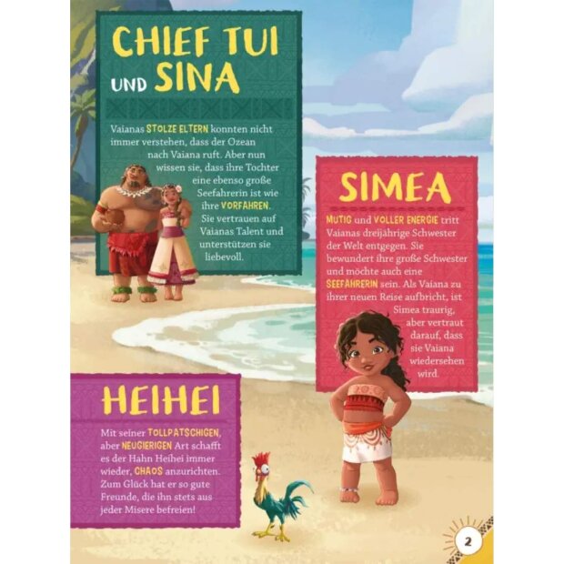 Carlsen Disney Kreative Beschäftigung: Vaiana 2: Das Stickerbuch zum Film