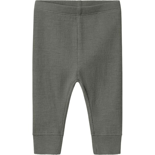 name it - Wolle Seide Legging - Mulled Basil