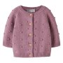 name it - Baby Strickjacke Punkte Lilas