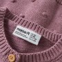 name it - Baby Strickjacke Punkte Lilas