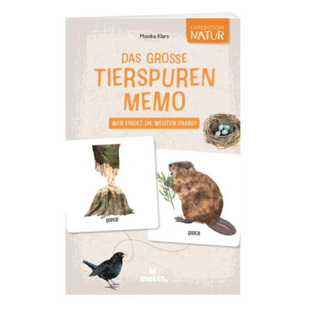 moses Expedition Natur - Das große Tierspuren Memo