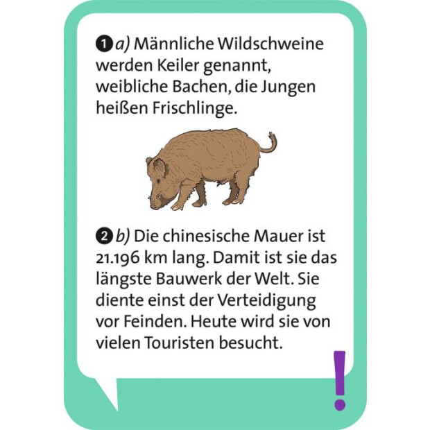 moses Pocket Quiz junior - Allgemeinwissen