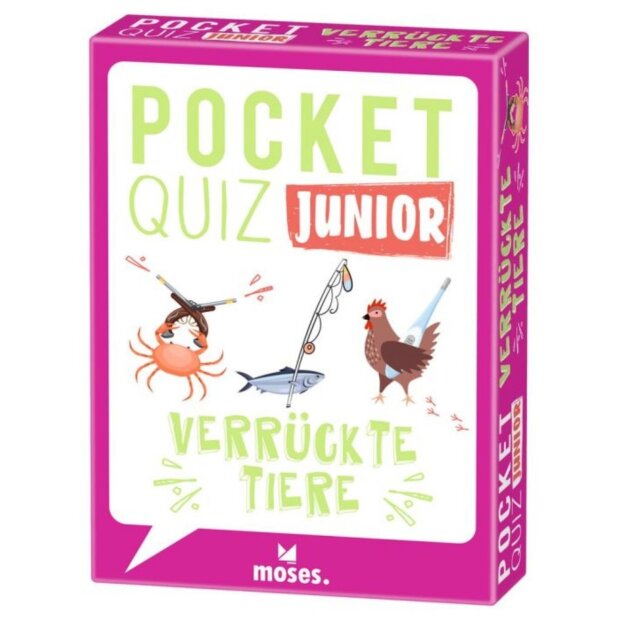 moses Pocket Quiz junior - Verrückte Tiere