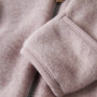 name it - 100% Merinowolle Baby Overall mit Kapuze - Violet Ice