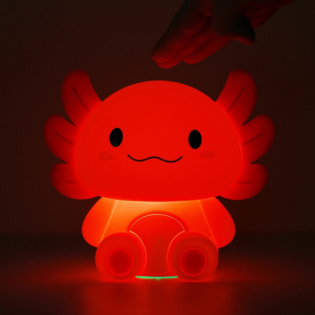 iTotal Nachtlicht mit Farbwechsel Silikon - Axolotl rosa