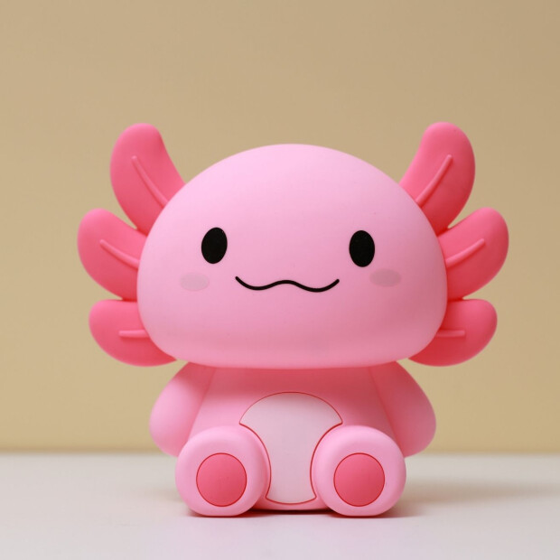 iTotal Nachtlicht mit Farbwechsel Silikon - Axolotl rosa