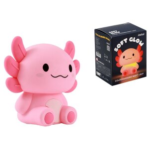 iTotal Nachtlicht mit Farbwechsel Silikon - Axolotl rosa
