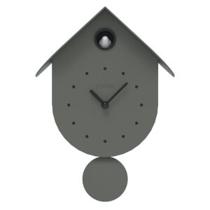 iTotal Wanduhr Kuckucksuhr - Olivgrün