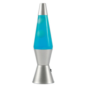 iTotal Lava Lampe Spaceship LED - mit silbernem Sockel,...