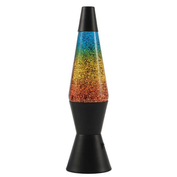 iTotal Spaceship LED Lampe - mit Glitzer schwarz
